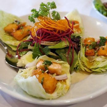 Shana Thai Restaurant - Mieng Salmon - Thai Near Me - Mountain View, California Shana Thai Restaurant - Mieng Salmon - Thai Near Me - Mountain View, California