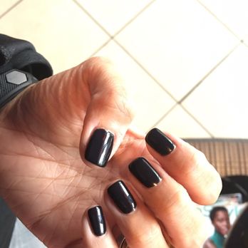 May Salon - Black OPI Gel manicure. - Nail Salons Near Me - Seattle, Washington