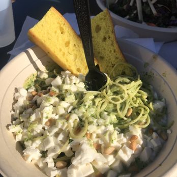 Il Giardino - Pesto pasta with burrata added on top - Italian Near Me - Los Angeles, California