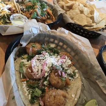 Torchy's Tacos - Baja Shrimp Tacos, Fried Avocado, mushroom taco, queso and chips. - Tex-Mex Near Me - Austin, Texas Torchy's Tacos - Baja Shrimp Tacos, Fried Avocado, mushroom taco, queso and chips. - Tex-Mex Near Me - Austin, Texas