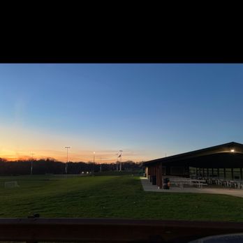 Fairview Park - The pavilion at dusk - Parks Near Me - Bridgeville, Pennsylvania