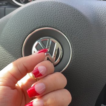 A Nails & Spa - Red French - Nail Salons Near Me - Apopka, Florida