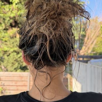Sense Spa - Hair in a knot from the products used on the scalp treatment - Hair Loss Centers Near Me - Glendale, California Sense Spa - Hair in a knot from the products used on the scalp treatment - Hair Loss Centers Near Me - Glendale, California