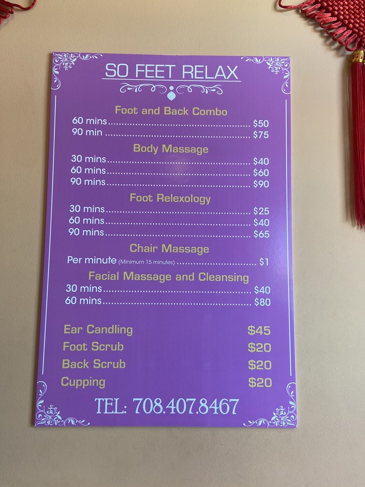 SO FEET RELAX Updated October 2024 10 Photos & 37 Reviews 7927 W
