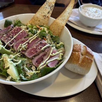 Boudin SF - Seared Ahi Tuna Salad, Clam Chowder - Bakeries Near Me - Irvine, California Boudin SF - Seared Ahi Tuna Salad, Clam Chowder - Bakeries Near Me - Irvine, California