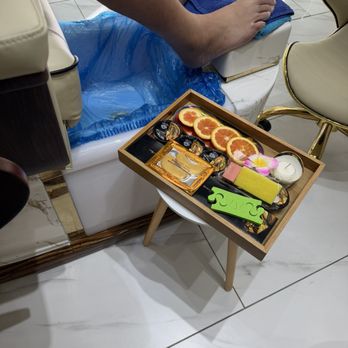 Athena Nails & Head Spa - The ingredients for the pedicure - Nail Salons Near Me - Sacramento, California