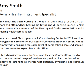 Cincinnati Hearing Center - Hearing Aid Providers Near Me - Cincinnati, Ohio