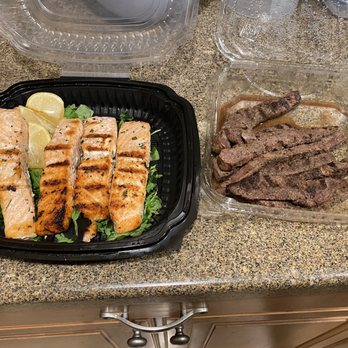 Crafted Greens - Grass Fed Steak Family Meal and Tuscan Salmon Family Meal - American Near Me - El Cajon, California