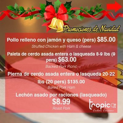 Menu photo 2 El Tropico Restaurant Doral, FL Menu photo 2 El Tropico Restaurant Doral, FL