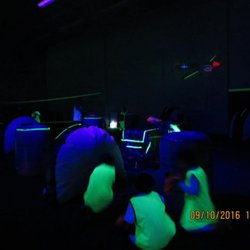 Rough House Sports Bellevue - No video games here, you're a part of the action playing in our black light NERF Combat Zone!