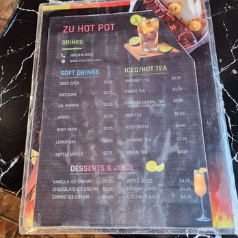 Zu Hot Pot - Menu - Hot Pot Near Me - Albuquerque, New Mexico