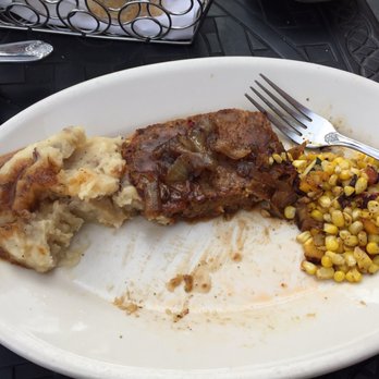 The Cheesecake Factory - Meatloaf with mashed potatoes & gravy and grilled corn. - Desserts Near Me - Wayne, New Jersey