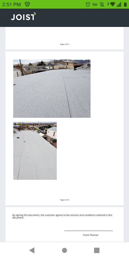 Slide of Chuco Built Roofing