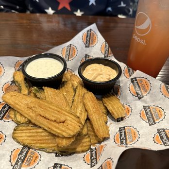 Bad Daddy's Burger Bar - Fried Pickles - Burgers Near Me - Johnstown, Colorado Bad Daddy's Burger Bar - Fried Pickles - Burgers Near Me - Johnstown, Colorado