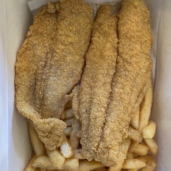 Captain Sams Fish And Chicken - 2 pc Catfish Filet dinner - Fish & Chips Near Me - Chula Vista, California