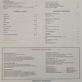 Destiny Coast - Beverages menu - Breakfast & Brunch Near Me - San Diego, California Destiny Coast - Beverages menu - Breakfast & Brunch Near Me - San Diego, California