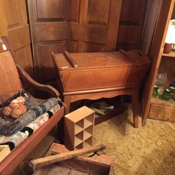 Poverty Hill Antiques - Dough box!!  I thought it was a crib with a lid.