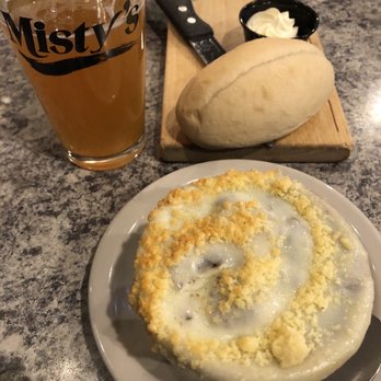 Misty's Steakhouse & Brewery - Complimentary Bread w/ French Onion soup appetizer - Steakhouses Near Me - Lincoln, Nebraska Misty's Steakhouse & Brewery - Complimentary Bread w/ French Onion soup appetizer - Steakhouses Near Me - Lincoln, Nebraska
