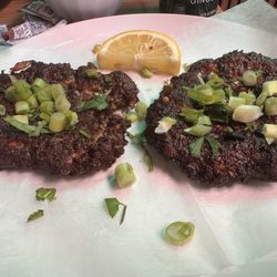 Khan Karahi & Grill - 2 Piece Chapli Kabab with Rice