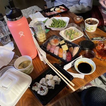 Katsu-Ya - Our wonderful takeout spread!!!!! - Sushi Bars Near Me - Seattle, Washington
