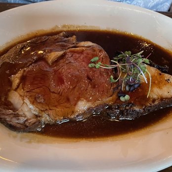 The Walrus Room - Saturday Prime Rib. Outstanding! (Au Jus & blueberry horseradish cream) - American Near Me - Geneva, Illinois The Walrus Room - Saturday Prime Rib. Outstanding! (Au Jus & blueberry horseradish cream) - American Near Me - Geneva, Illinois