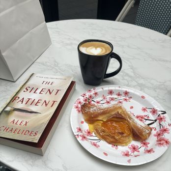 Boulangerie Christophe - Apricot croissant and vanilla latte - Bakeries Near Me - Washington, DC, District of Columbia