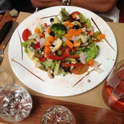 Pizzéria Santa Lucia - Salade végétarienne