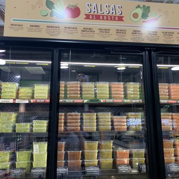 Vallarta Supermarkets - Salsa fridge - Grocery Near Me - Pasadena, California