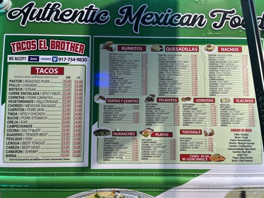Menu photo 2 Tacos El Brother Brooklyn, NY Menu photo 2 Tacos El Brother Brooklyn, NY