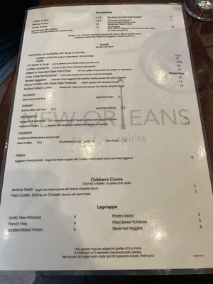 Menu photo 5 New Orleans Food & Spirits Covington, LA