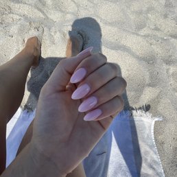 Nail builder with tips, color bubble bath