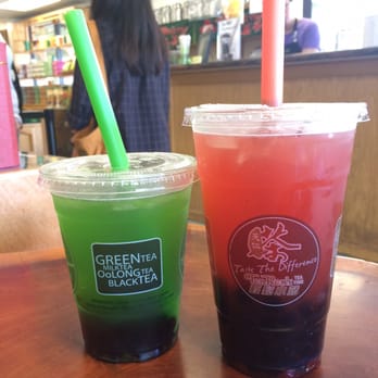 Ten Ren Tea - Green Apple and Strawberry - Bubble Tea Near Me - Cupertino, California Ten Ren Tea - Green Apple and Strawberry - Bubble Tea Near Me - Cupertino, California