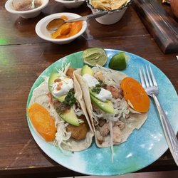 Smoked Fish Taco - Smoked fish taco Shrimp taco