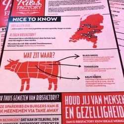 Ribs Factory - Menu front