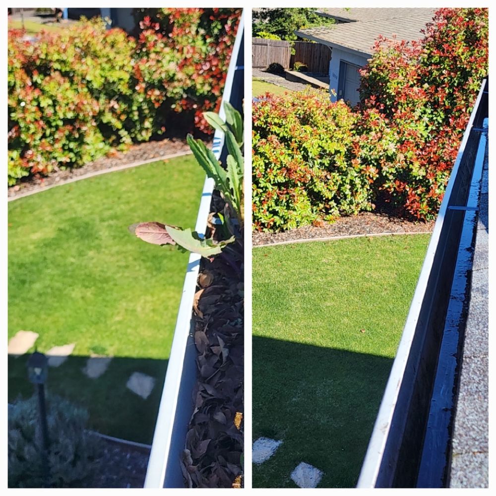 Slide of El Dorado Hills Gutter and Solar Panel Cleaning