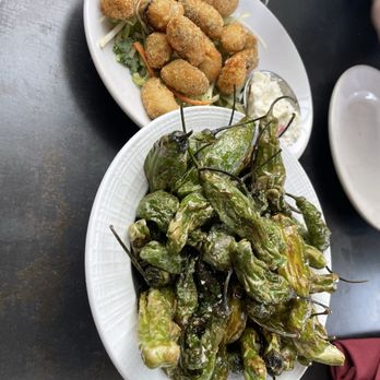 Old Granite Street Eatery - Popcorn mussels and shishito peppers - New American Near Me - Reno, Nevada