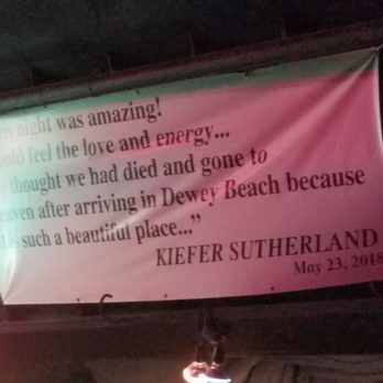 Bottle & Cork - I didn't get to see him, but Kiefer Sutherland was here - Music Venues Near Me - Dewey Beach, Delaware