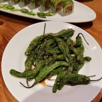 Wokcano - These were really good. Shishito peppers. - Sushi Bars Near Me - Burbank, California Wokcano - These were really good. Shishito peppers. - Sushi Bars Near Me - Burbank, California