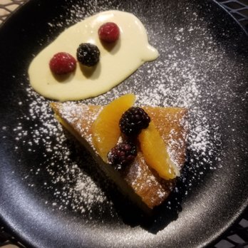 Sal's Trattoria - Olive oil cake with mascarpone and fresh berries! Loved the pop of citrus. Paired well with vanilla gelato - Italian Near Me - Chicago, Illinois Sal's Trattoria - Olive oil cake with mascarpone and fresh berries! Loved the pop of citrus. Paired well with vanilla gelato - Italian Near Me - Chicago, Illinois