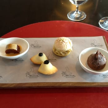 The Bocuse Restaurant - The delicacies that accompany the liquid nitrogen ice cream - French Near Me - Hyde Park, New York The Bocuse Restaurant - The delicacies that accompany the liquid nitrogen ice cream - French Near Me - Hyde Park, New York