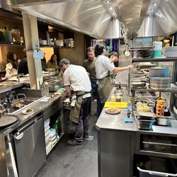 The Barbary - Great view of hardworking kitchen