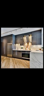Features on my kitchen remodeling projects - bay area - Features on my kitchen remodeling projects - bay area! 
white cabinet, waterfall countertops, open concept highland, modern kitchen remodel, traditional kitchen cabinet style, white shaker kitchen cabinet