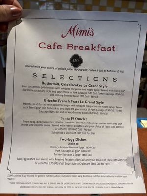 Menu photo 1 Mimi's Cafe Elk Grove, CA Menu photo 1 Mimi's Cafe Elk Grove, CA