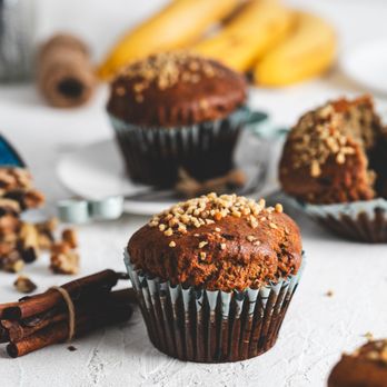 Sensible Edibles - Vegan & Gluten-Free Banana Walnut Muffin - Bakeries Near Me - Queens, New York