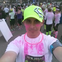 Neon Run - Real men wear pink.