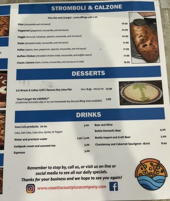 Menu photo 7 Coast to Coast Pizza Marathon, FL Menu photo 7 Coast to Coast Pizza Marathon, FL