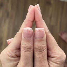 My thumb nails were cut two different lengths as were the rest of my fingers. I will need to file them down to match.