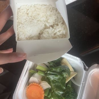 Thai in Decatur - White Rice (Jasmine Rice), Steamed Mix Veggies - Thai Near Me - Decatur, Georgia