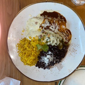 Table Mesa - Pork and cheese enchiladas - Latin American Near Me - Bentonville, Arkansas Table Mesa - Pork and cheese enchiladas - Latin American Near Me - Bentonville, Arkansas
