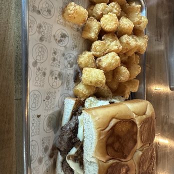 Dog Haus Biergarten - Hangover burger and tots. - Burgers Near Me - Frisco, Texas